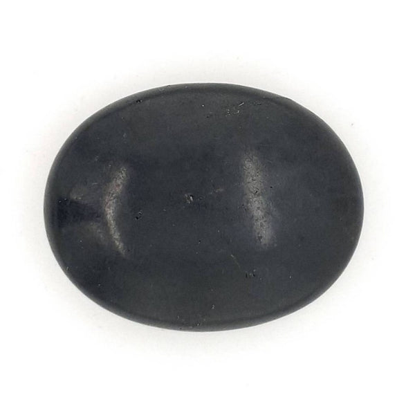 Shungite Palm Stone Disc for EMF Protection - 45mm