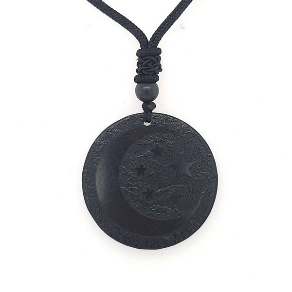 Shungite Disc Pendant