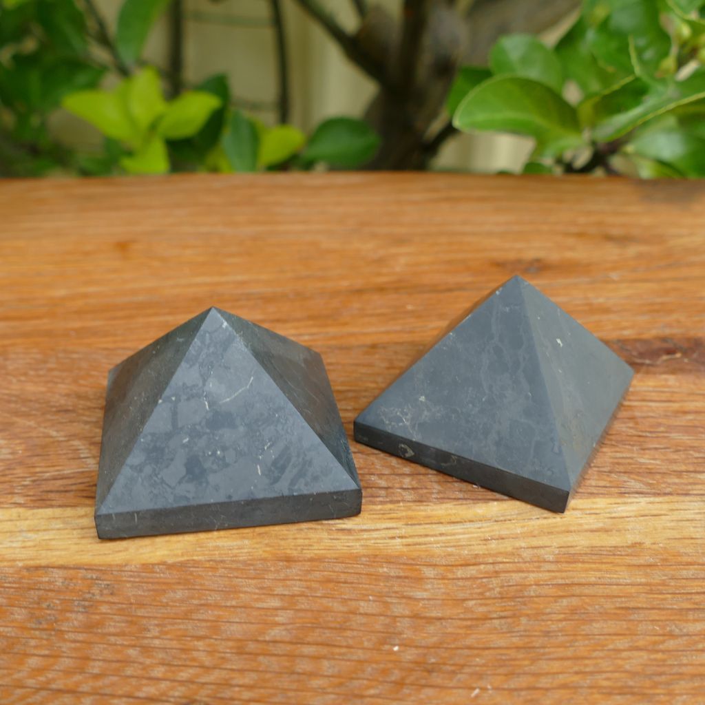 shungite pyramids