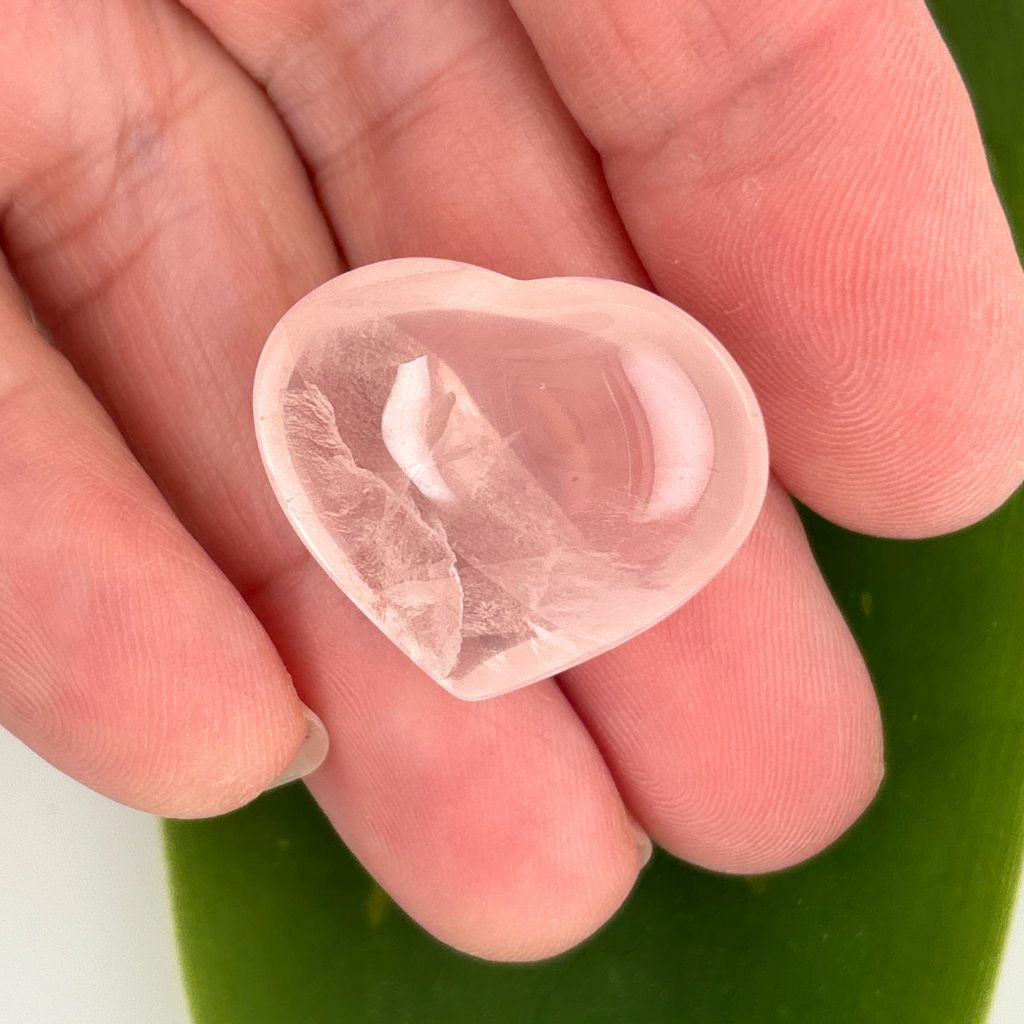 Rose Quartz Heart Crystal | Earth Inspired Gifts