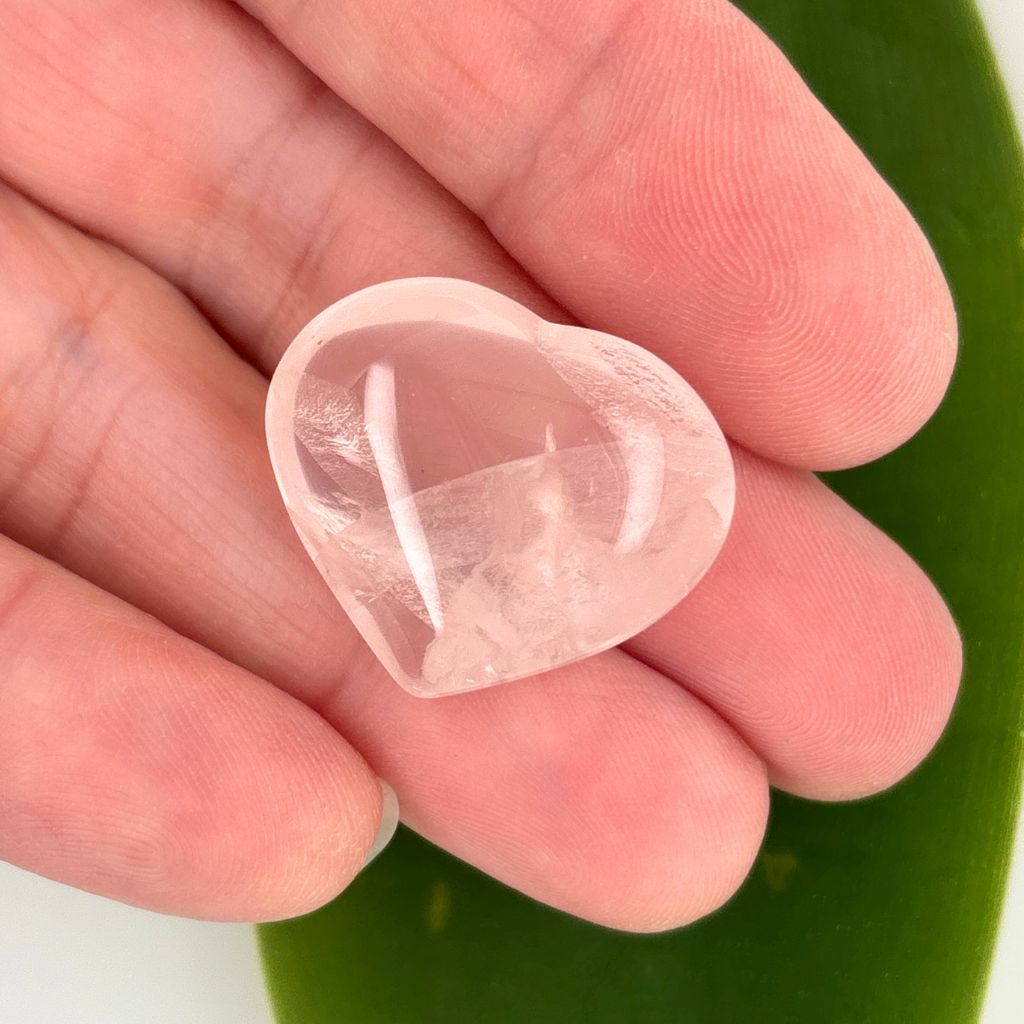Rose Quartz Heart Crystal | Earth Inspired Gifts