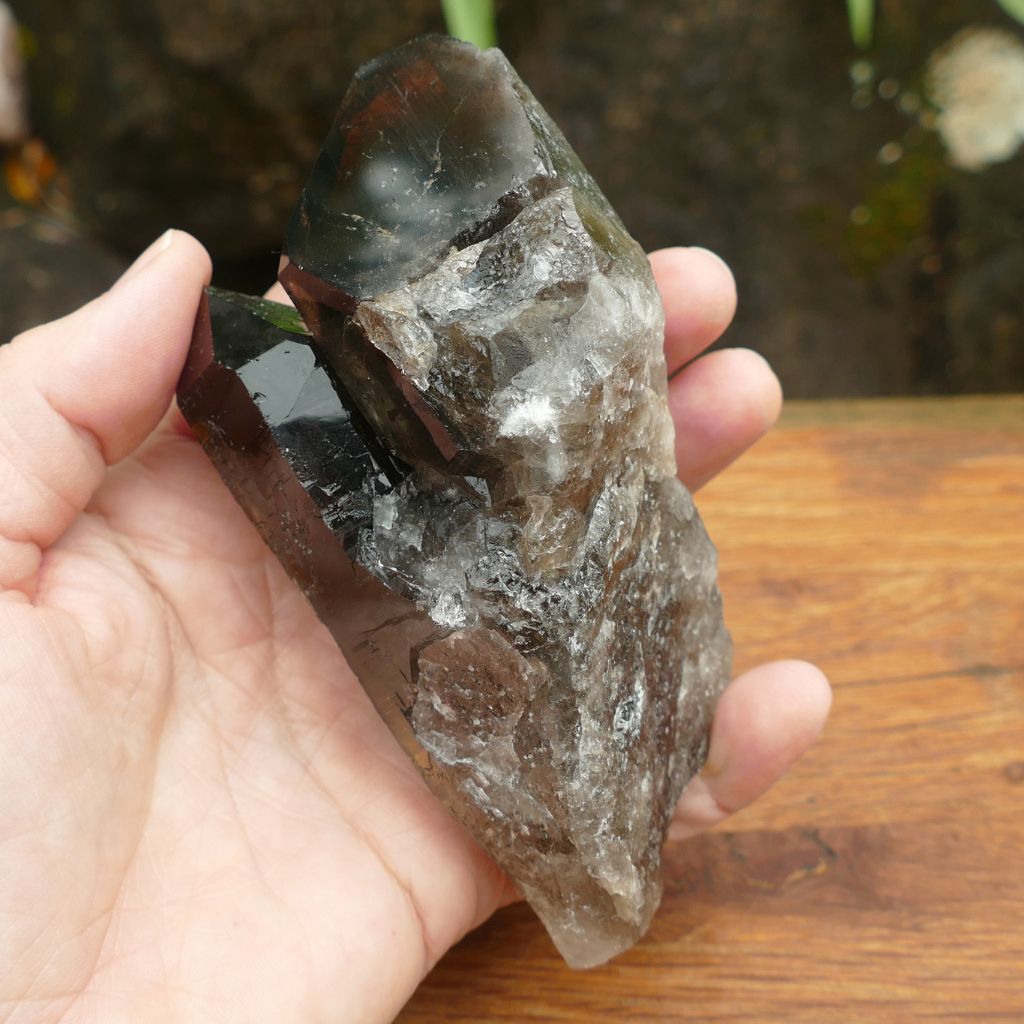 Smoky Quartz Crystal Cluster - Crystal for Home Decor
