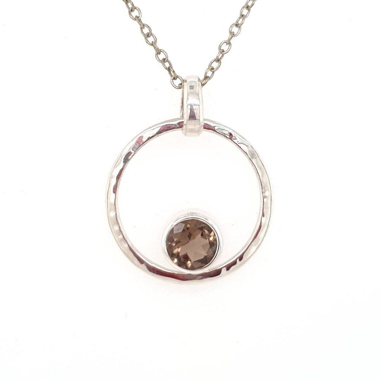 smoky quartz pendant