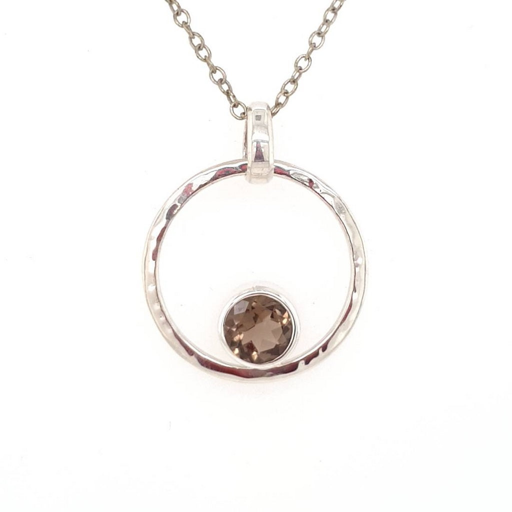smoky quartz pendant