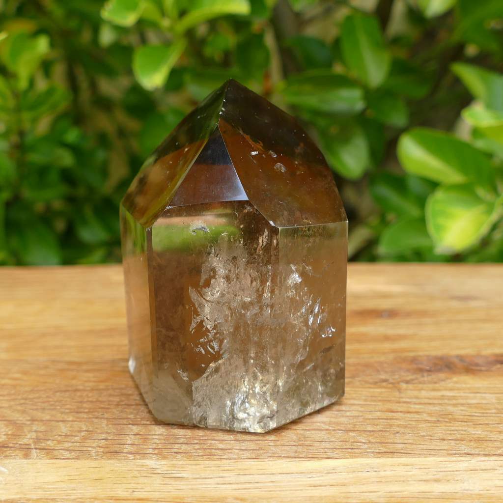 Smoky Quartz Crystal Point - Polished Smoky Quartz Point for Healing Reiki