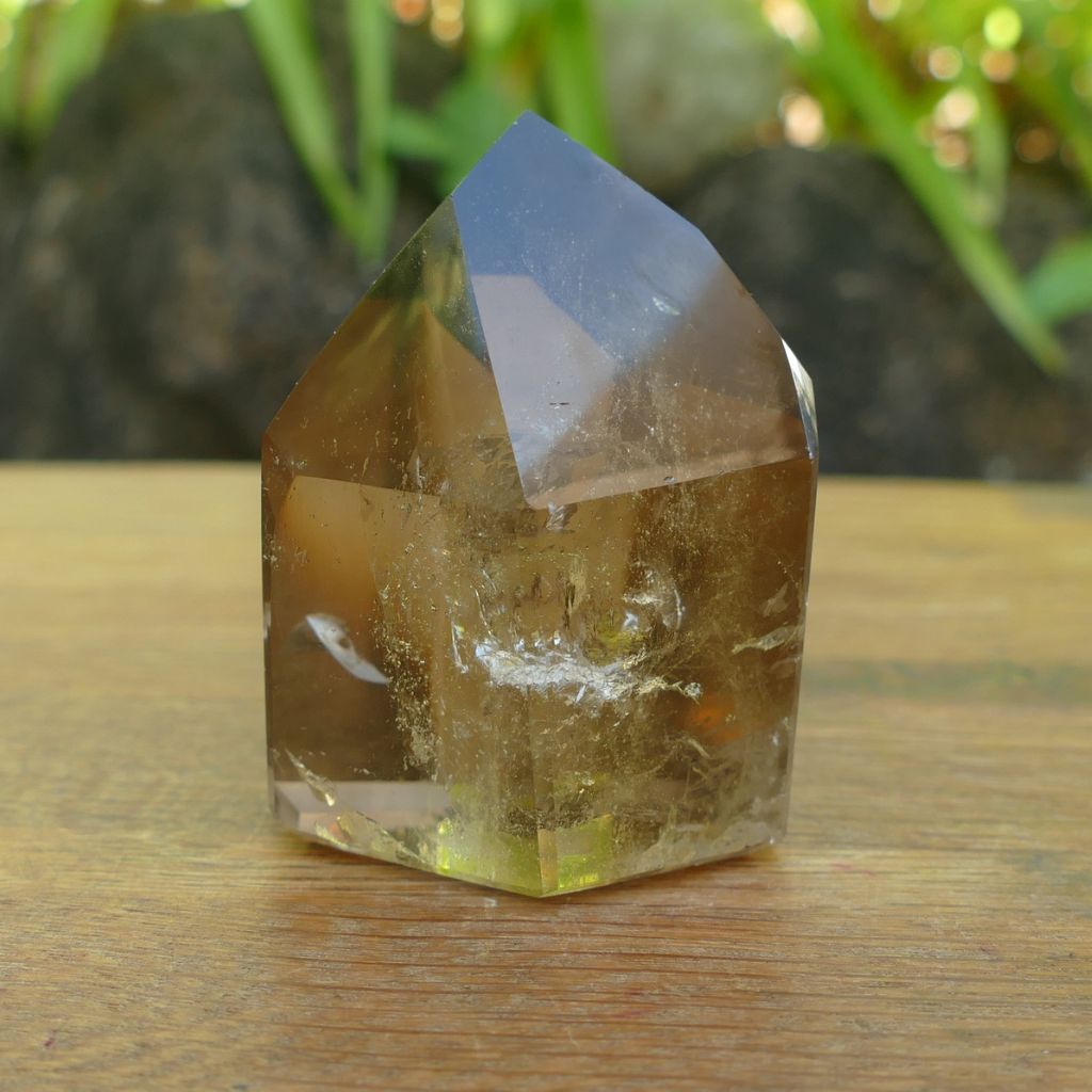 smoky quartz crystal point