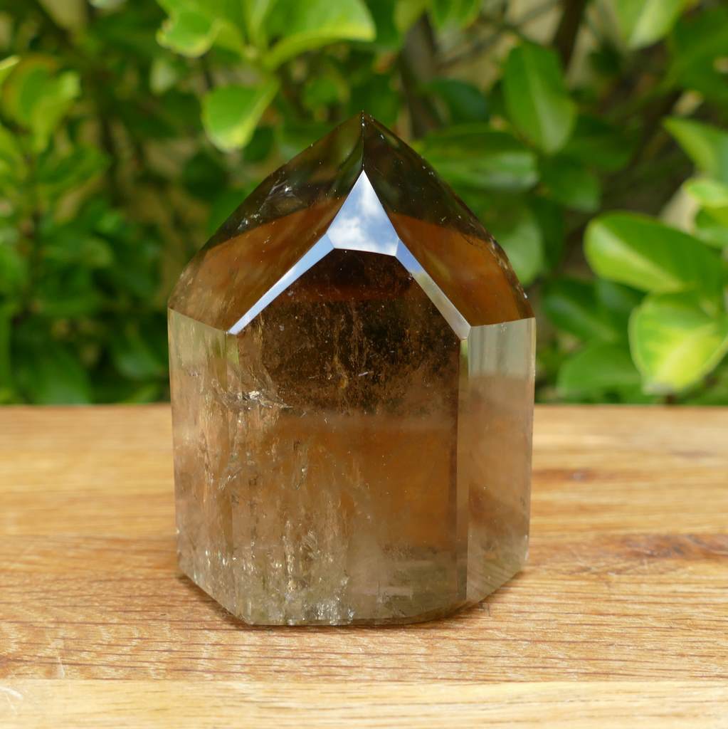 Smoky Quartz Crystal Point - Polished Smoky Quartz Point for Healing Reiki
