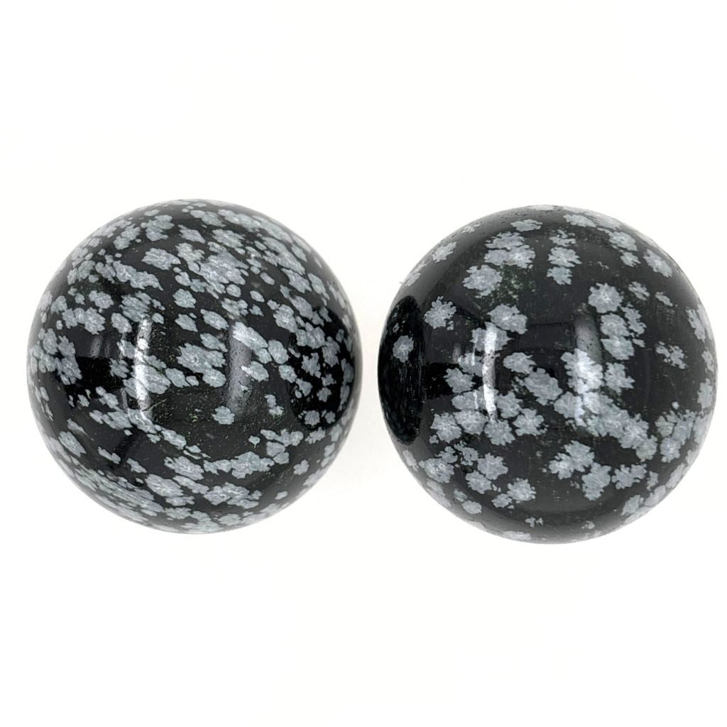 Snowflake Obsidian Sphere Australia | Black Crystal Sphere for Protection