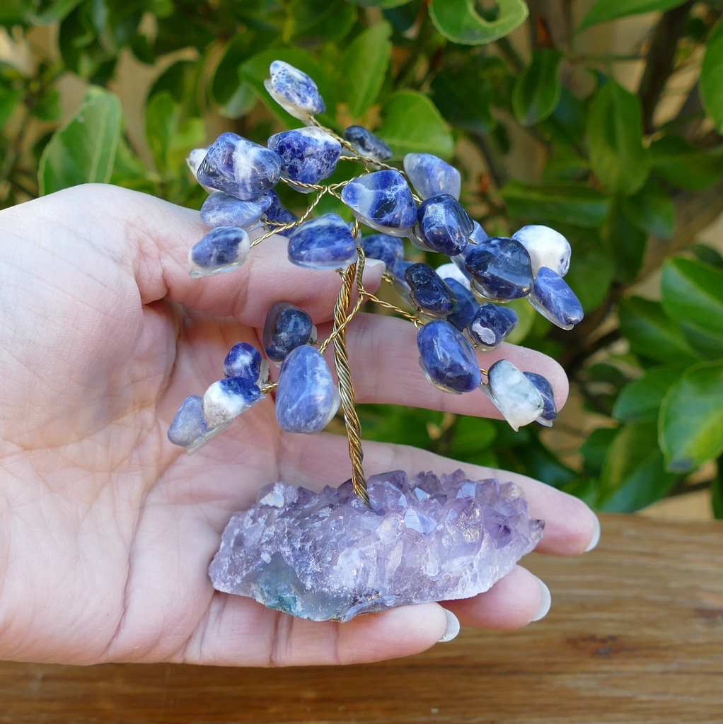 Crystal Gem Tree - Sodalite
