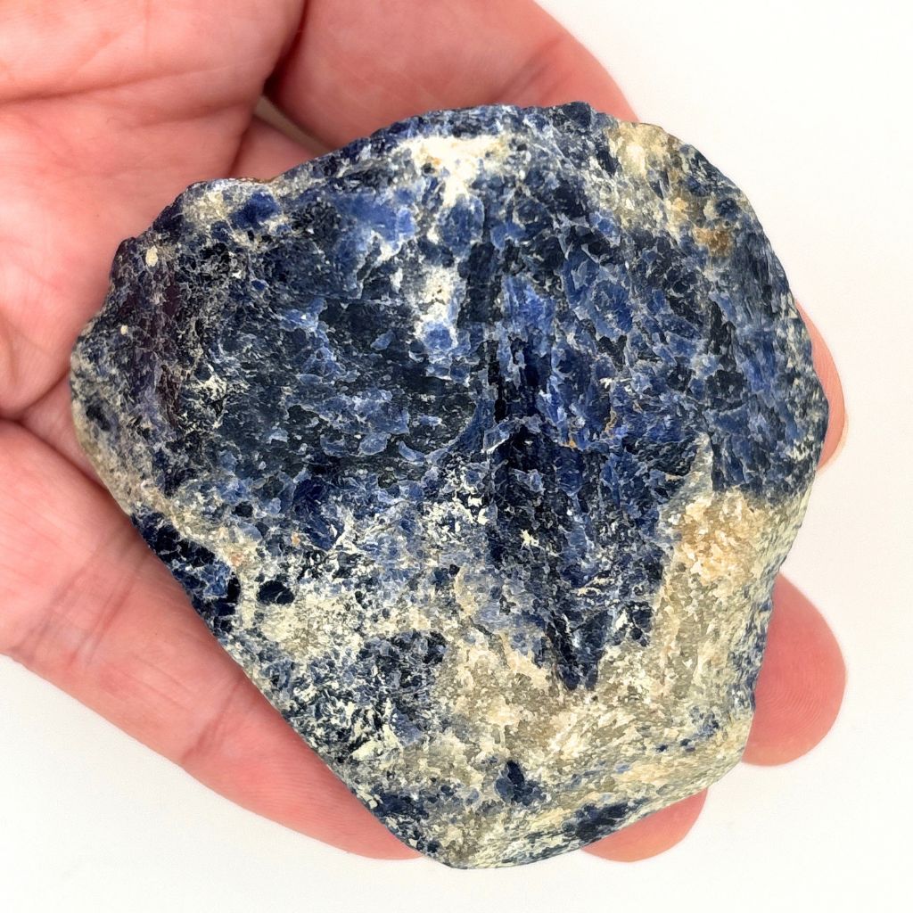 Natural Sodalite rough crystal with one polished face 130g