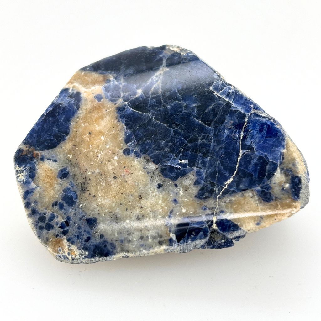 Natural Sodalite rough crystal with one polished face 130g
