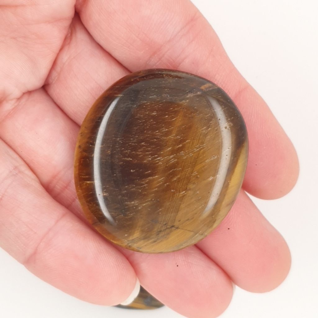 tiger eye palm stones