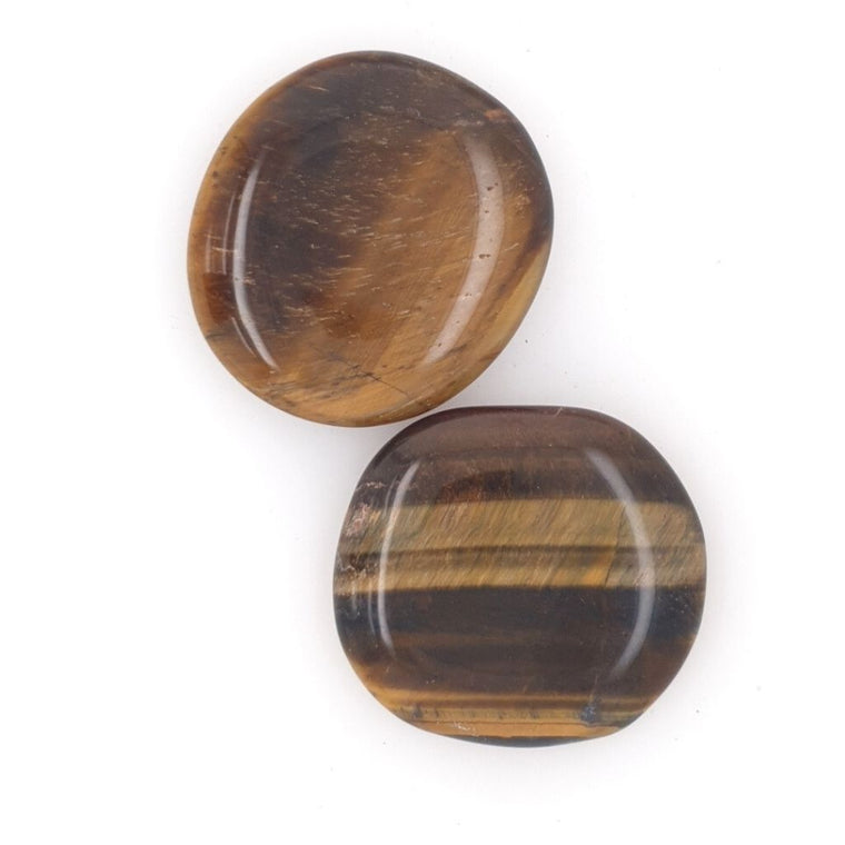 tiger eye palm stones
