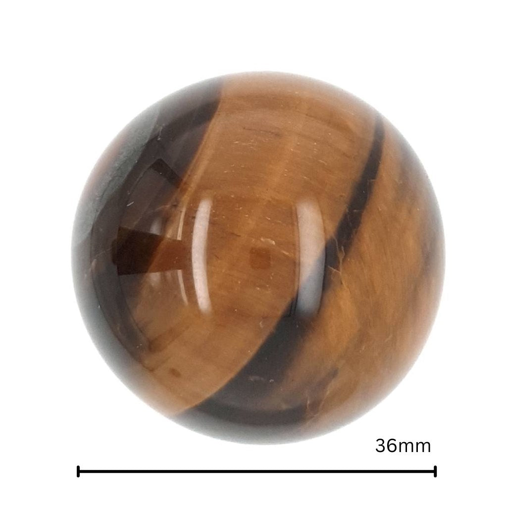 tiger eye crystal sphere