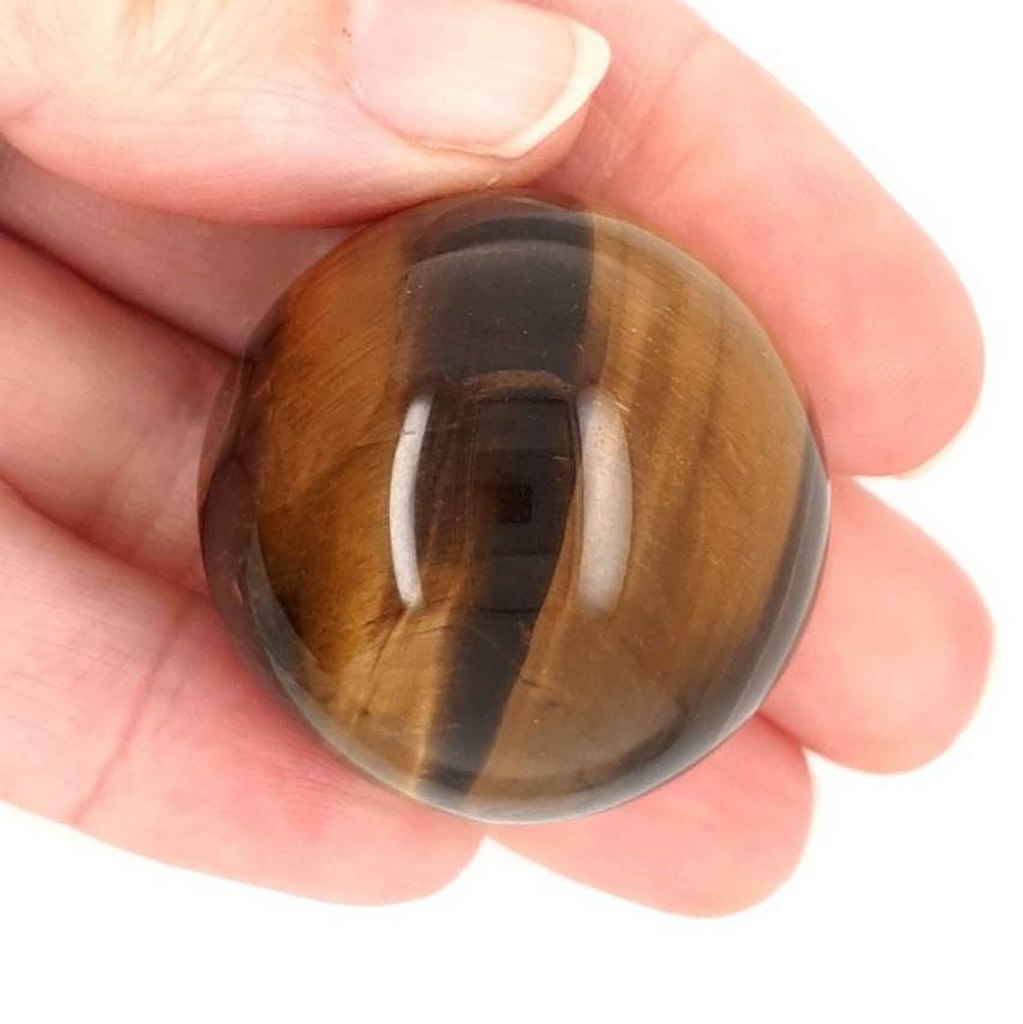 tiger eye crystal sphere