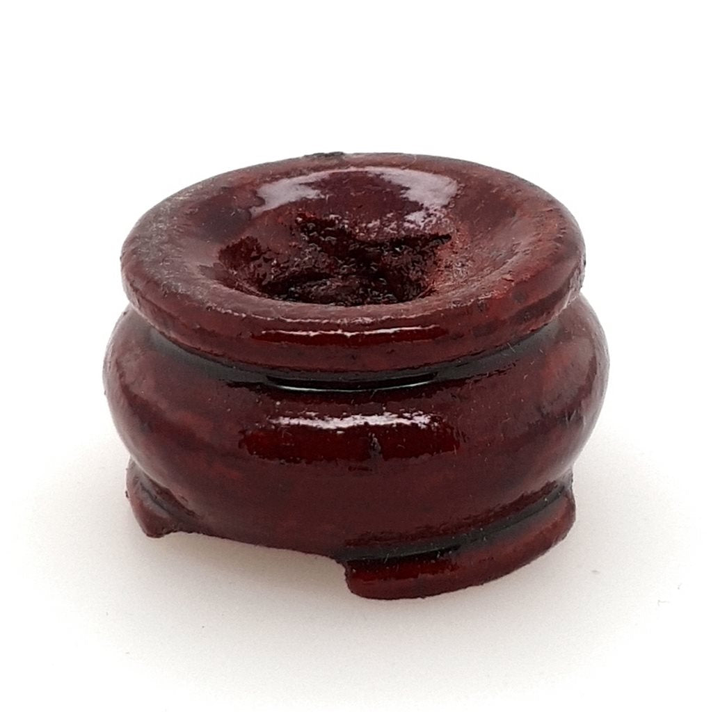 large wood crystal display stands