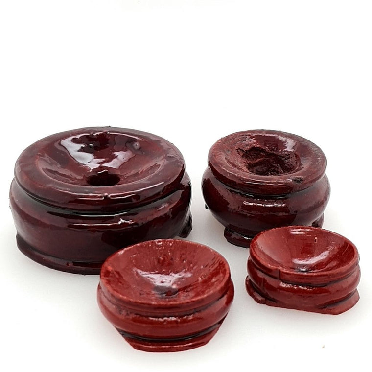 wood crystal display stands