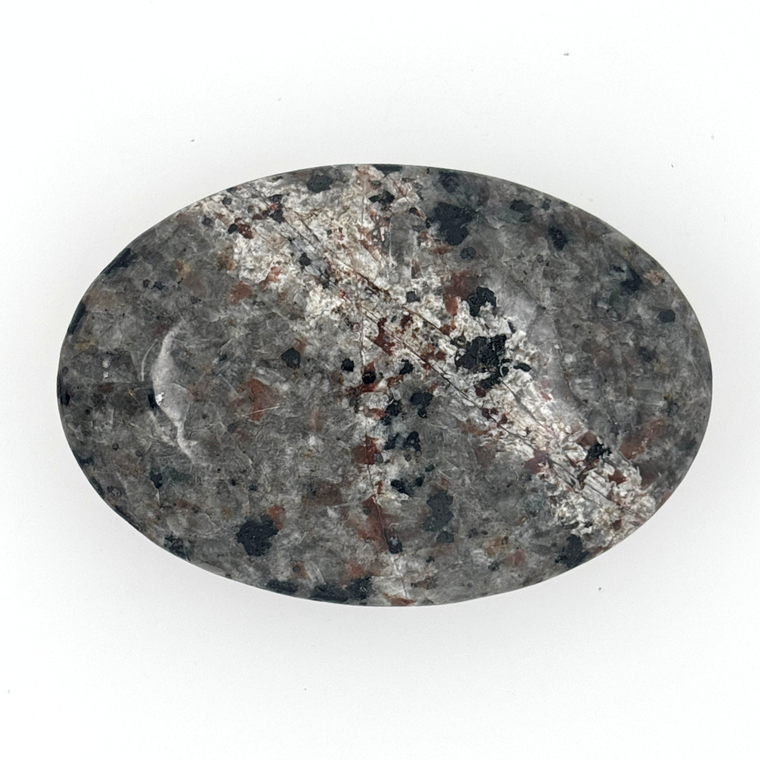 Yooperlite palm stone UV reactive crystal