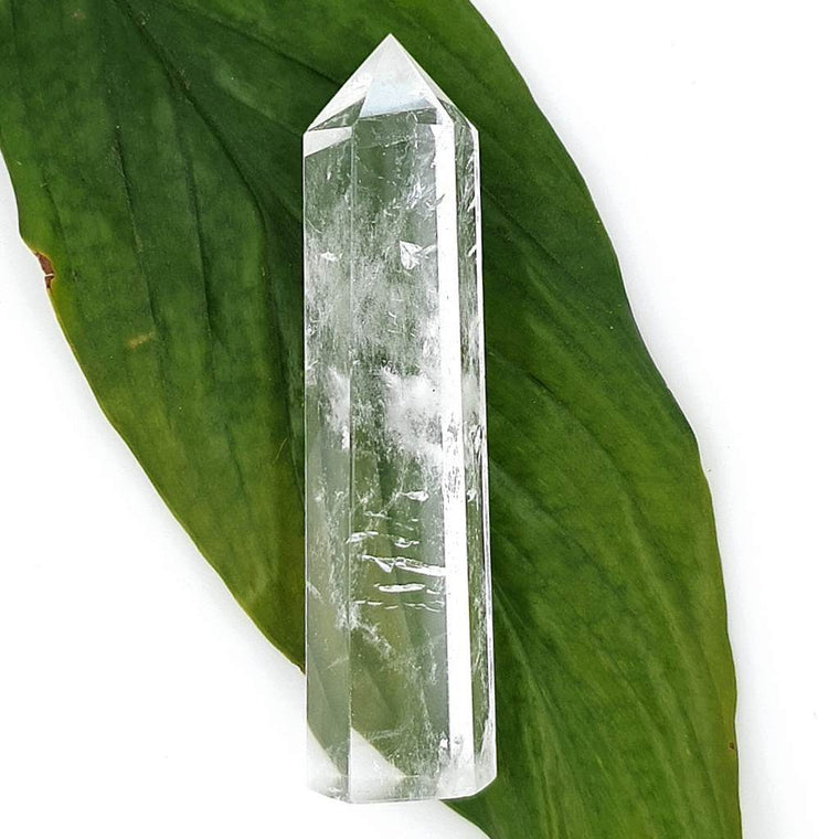 clear quartz pencil points