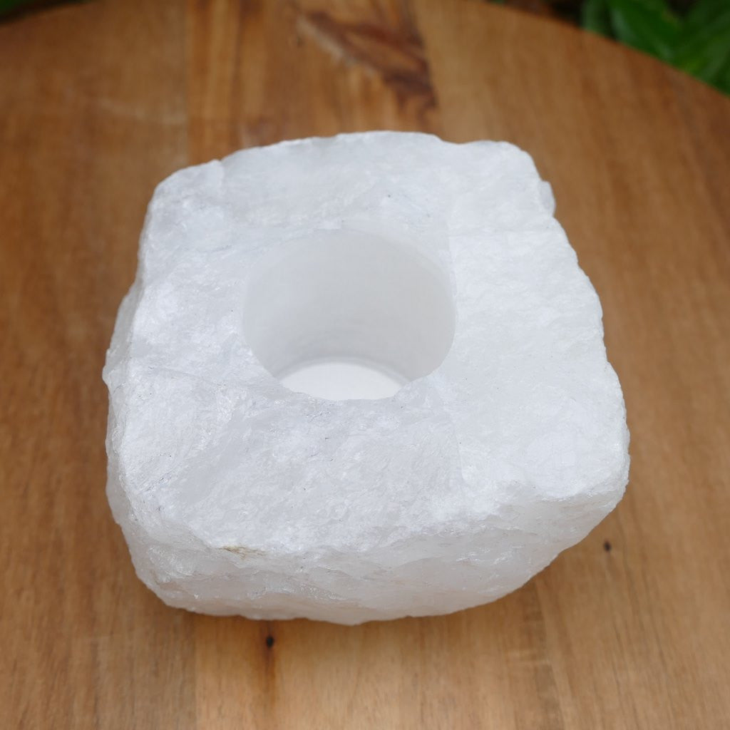 buy quartz tealight candle holders
