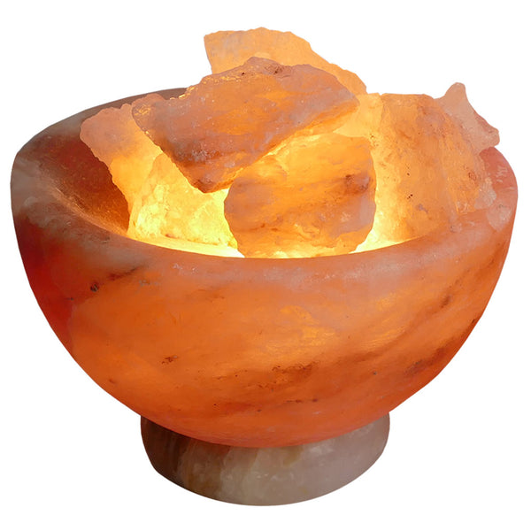 Himalayan Salt Bowl Fire Bowl Lamp