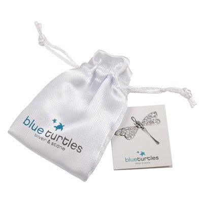 satin pouch for crystal jewellery