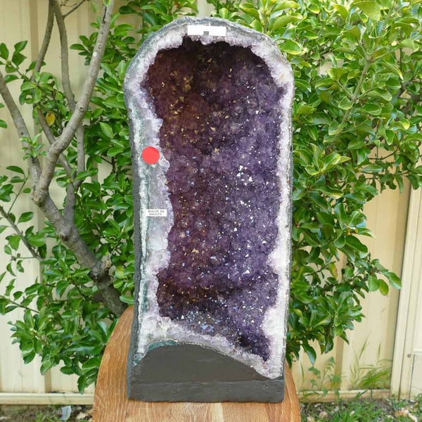 Amethyst Geode Cave with Deep Purple Amethyst Clusters - 28kg