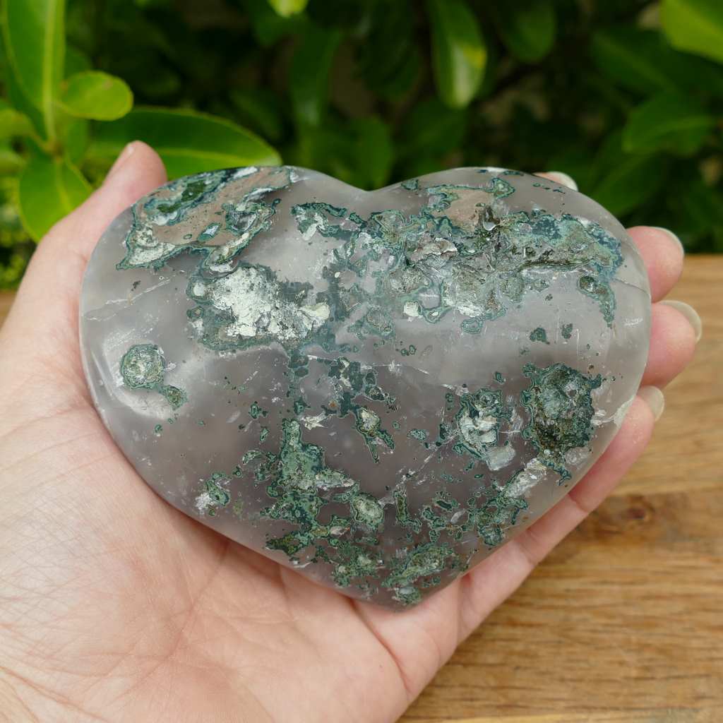 Amethyst Crystal Cluster Heart Carved to Perfection from Brazil