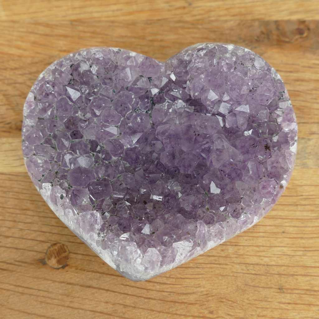 amethyst heart cluster