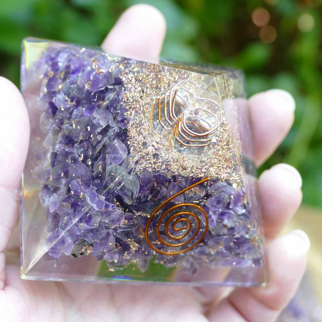 orgonite pyramid for protection