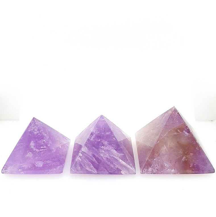 amethyst pyramids