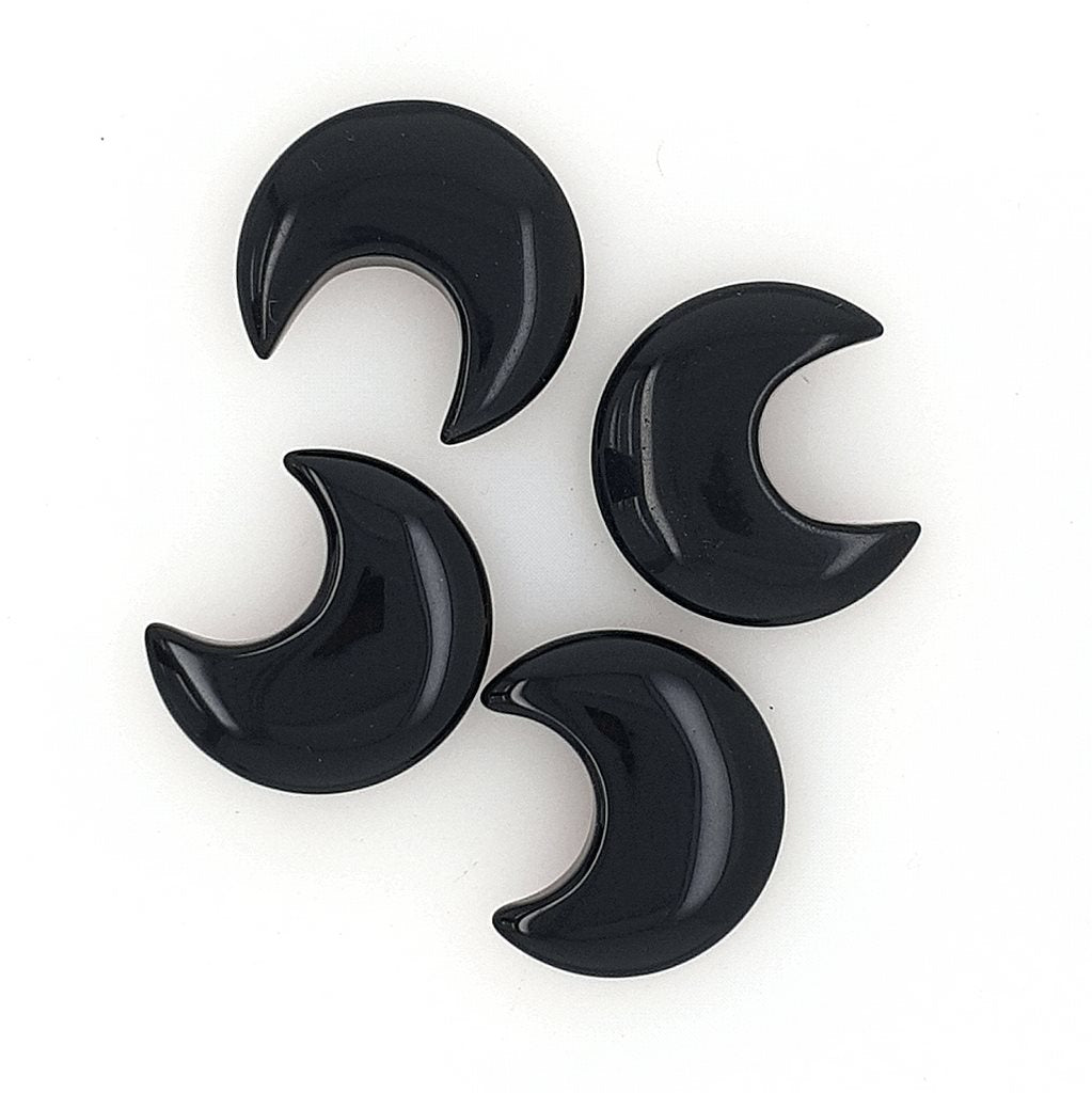 Black Obsidian Mini Moons
