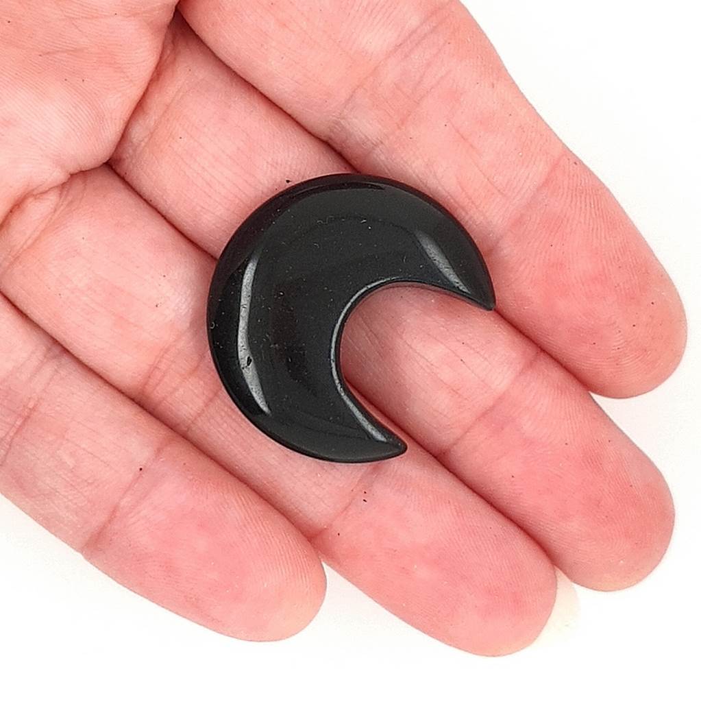 Black Obsidian Mini Moons