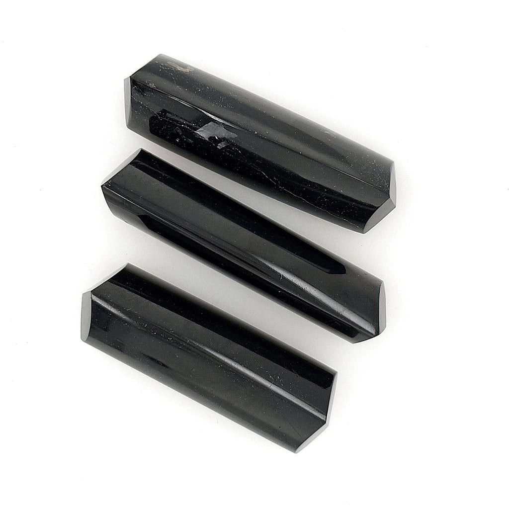 Black Tourmaline Trillion Shape Healing Wand