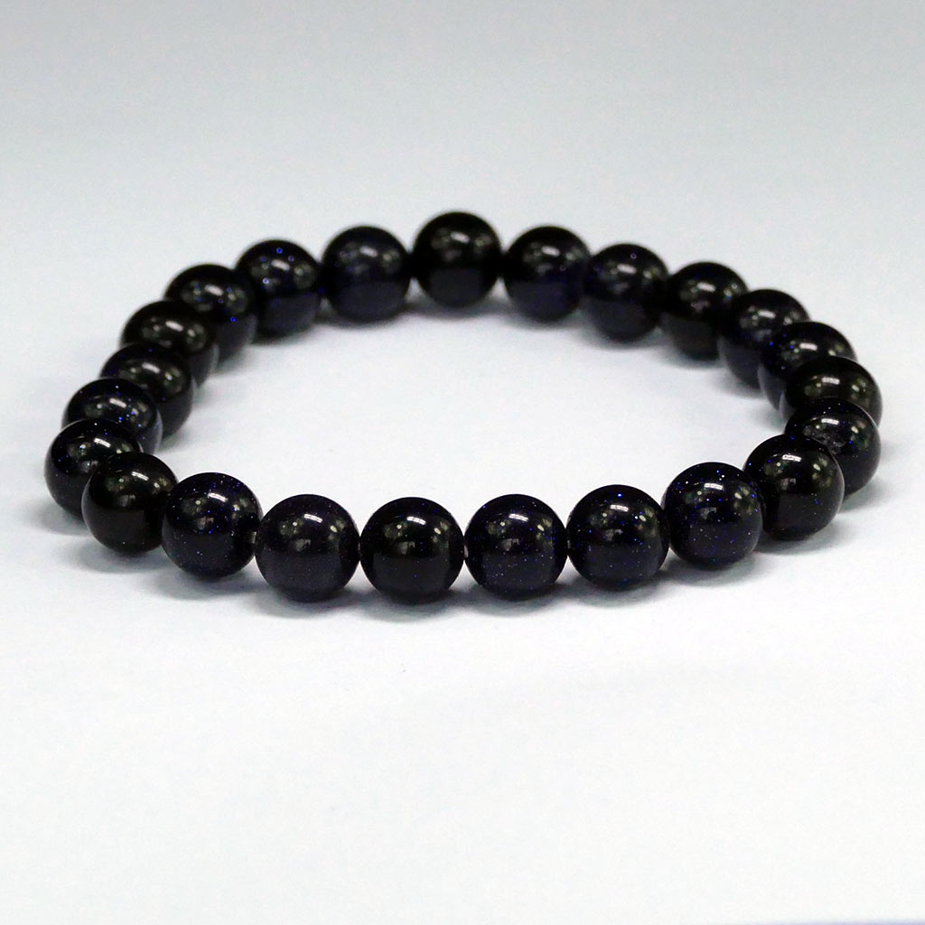 blue goldstone bracelet
