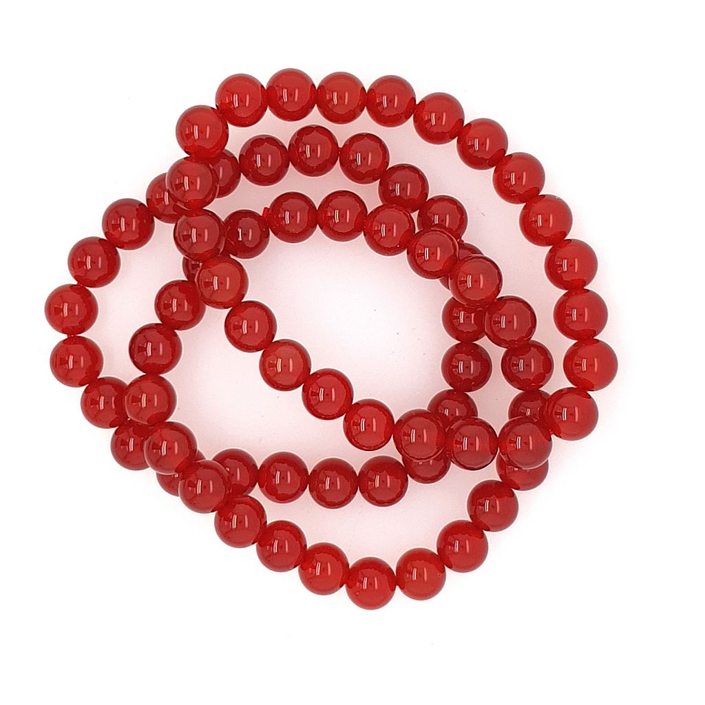 carnelian bead bracelet
