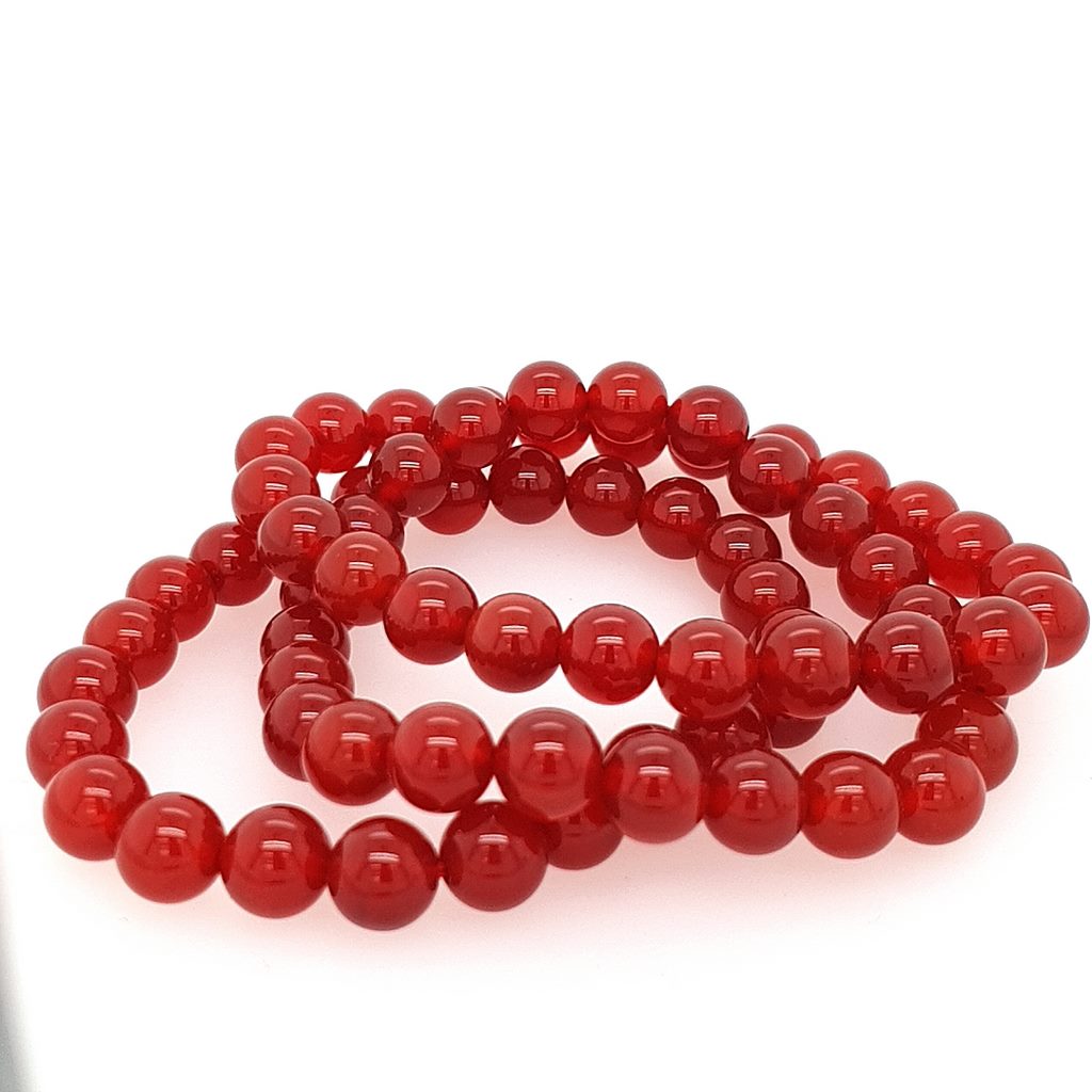 carnelian bead bracelet