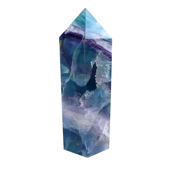 Fluorite Point Crystals Natural Healing Crystal Point Obelisk for Reiki