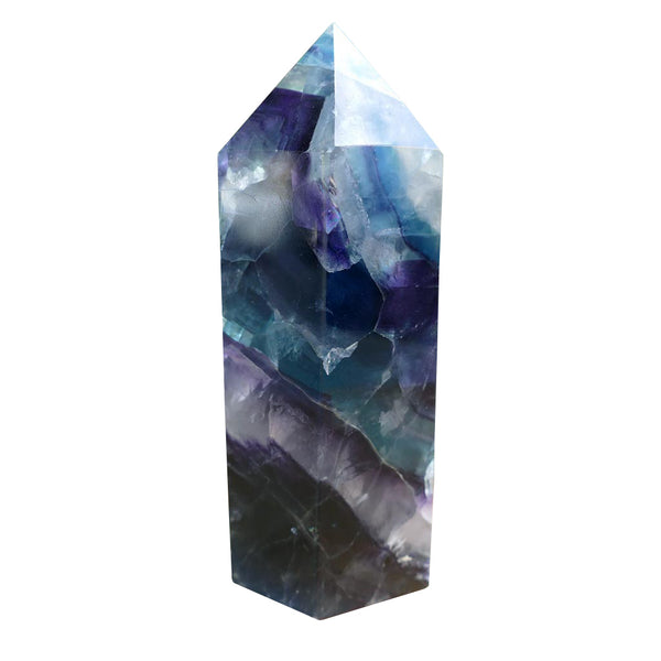 Fluorite Crystal Points - Green Fluorite & Rainbow Fluorite