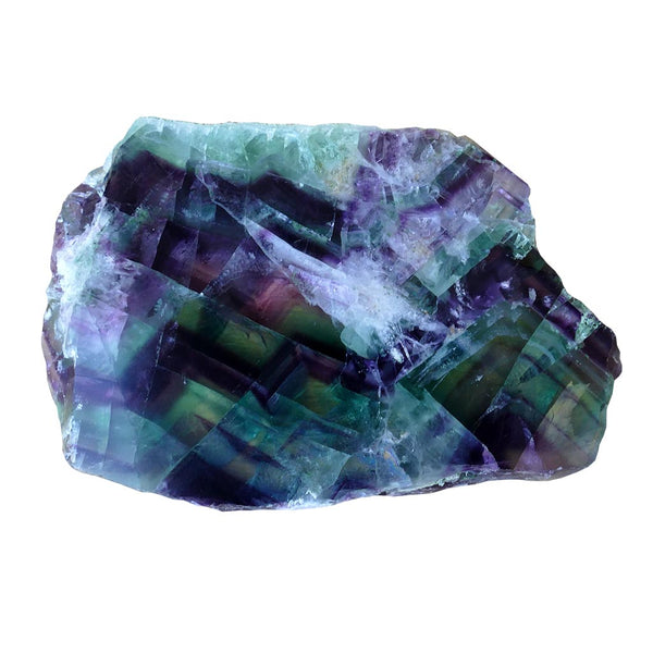 Fluorite Crystal Slices Rainbow Fluorite Gemstones Raw | Reiki Energy Healing