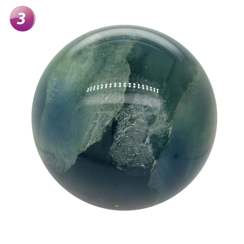 best Large Rainbow Fluorite Spheres