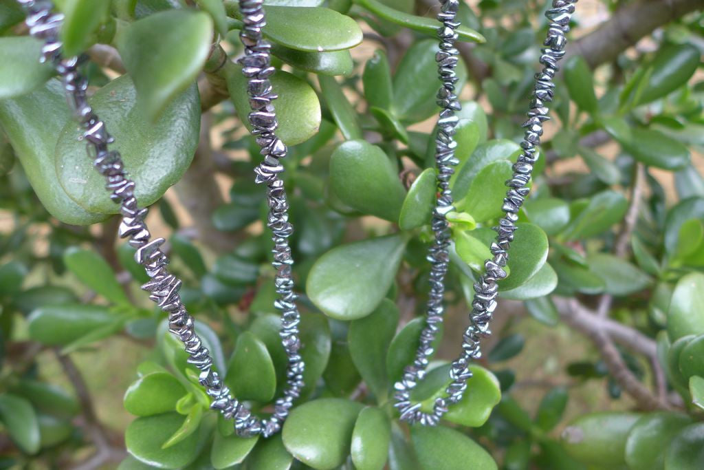 Hematite Chip Necklaces
