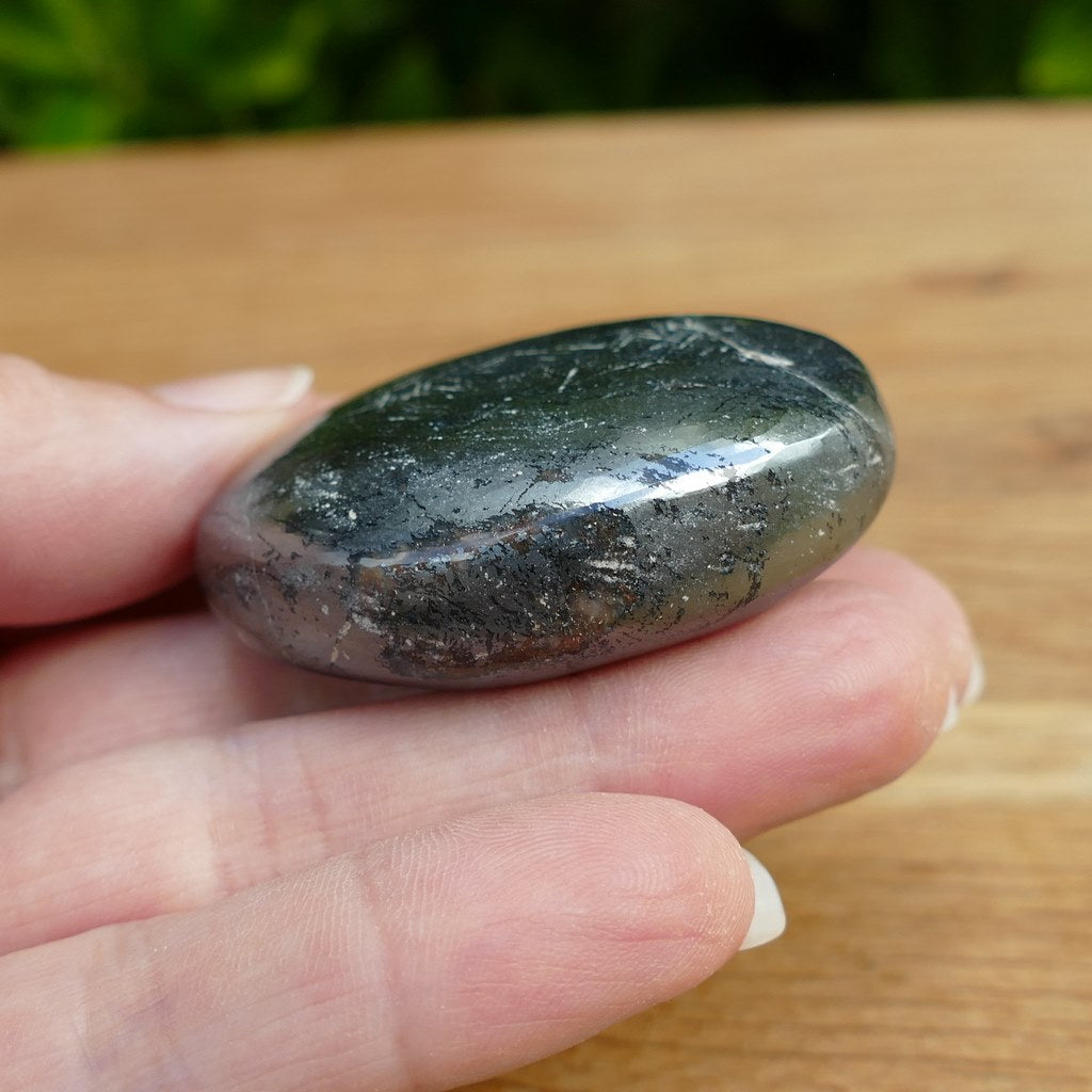 Hematite Palm Stones for Body Balancing, Reiki Healing Meditation