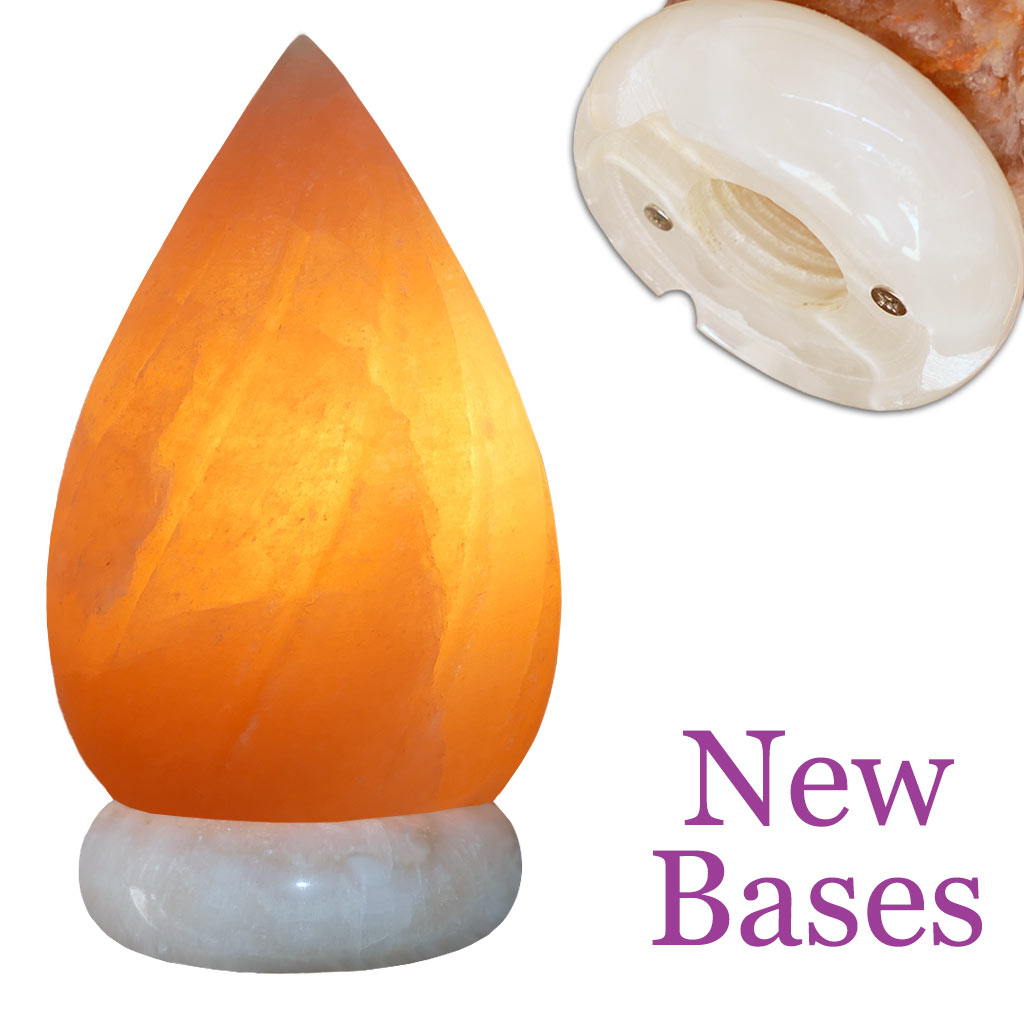 flame himalayan salt lamp