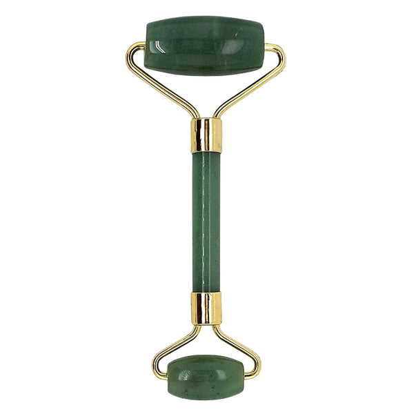 Jade Roller for Face - Jade, Rose Quartz & Natural Gemstones Face Massager
