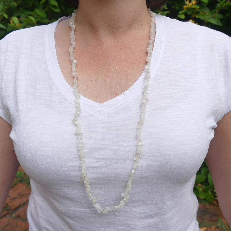 Moonstone Chip Necklaces