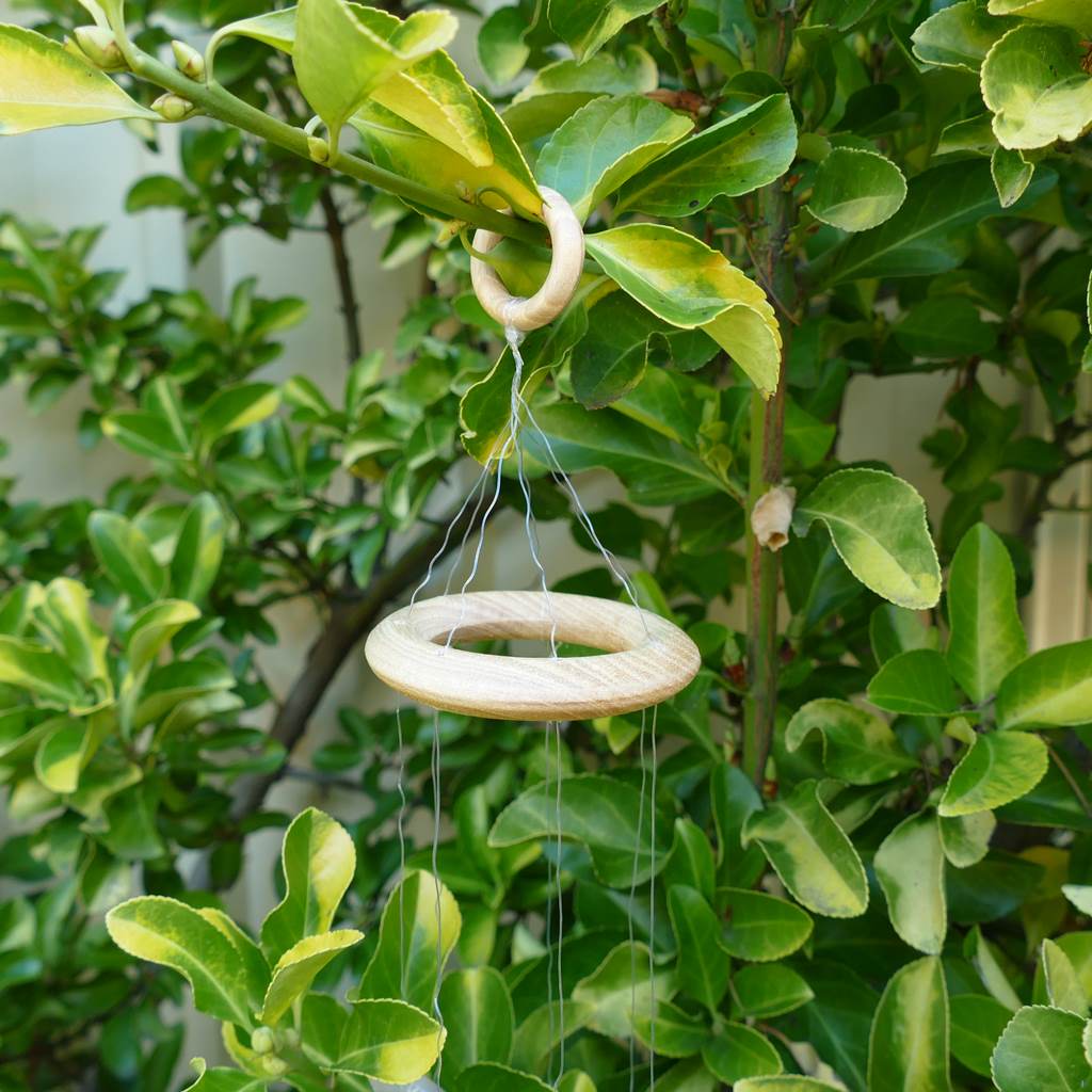 Agate Wind Chime - Brown Stars and Moons