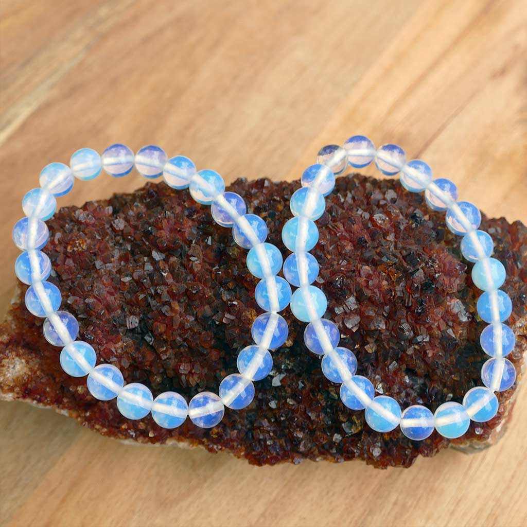 Opalite Bracelet with Beautiful Shiny Beads