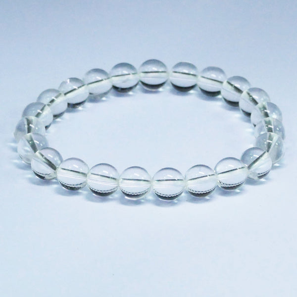 Clear Quartz Bracelet with Beautiful Shiny Beads
