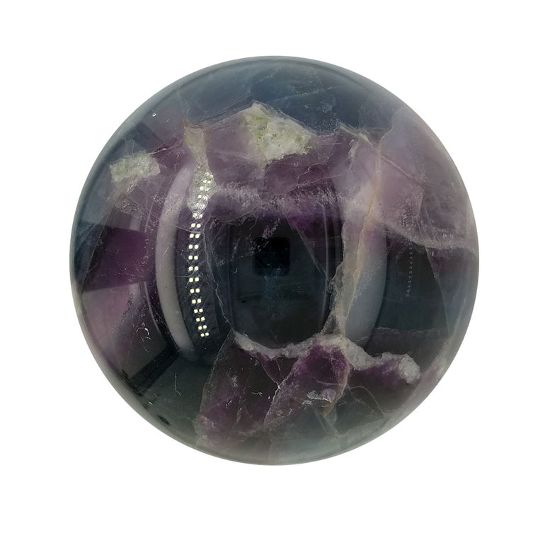 Large Rainbow Fluorite Spheres